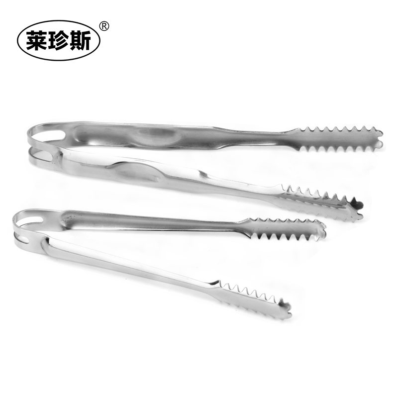 Les Jens Stainless Steel Ice Clips Rhomboid Food Clips Bread Clips Ice Cubes Common Clips Small Clip Adjustable Wine Practical Wine-Taobao