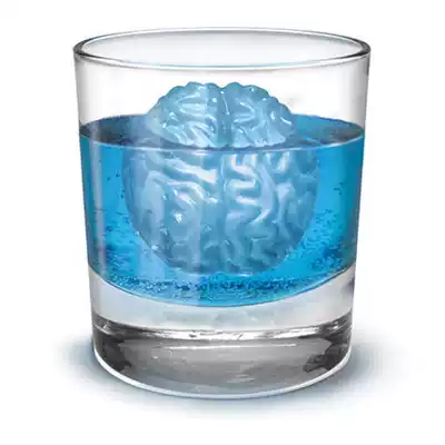 Creative brain ice grid Ice mold ice grid Ice box Ice block box New fashion ice cube mold practical wine set