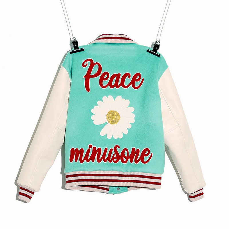 G-Dragon Style Autumn and Winter Woolen Towel Embroidery Short Baseball Jacket for Men, Loose Fit, Padded American-Style Coat