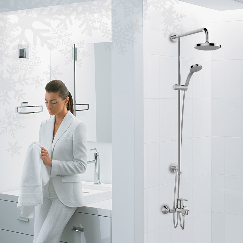 Kohler faucet shower Qile pro-oxygen cast copper body shower column double shower 5428T store the same style