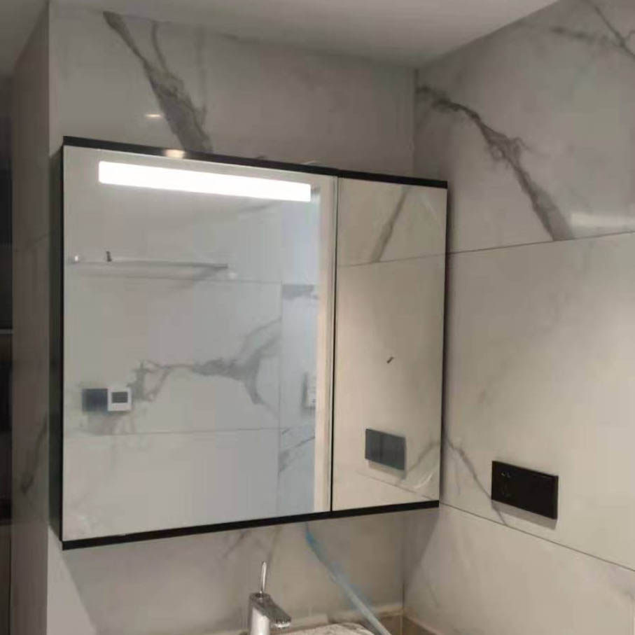 Cole anti-fog Boehner with lamp bathroom mirror cabinet K-96106 96107 comb wash makeup cabinet containing mirror 60 90