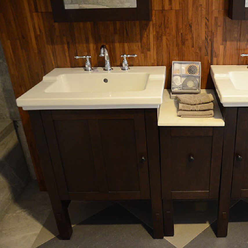 Kohler K-2604 New England bathroom cabinet set floor-to-ceiling 2979T basin 2607 side cabinet 72530 mirror cabinet solid wood