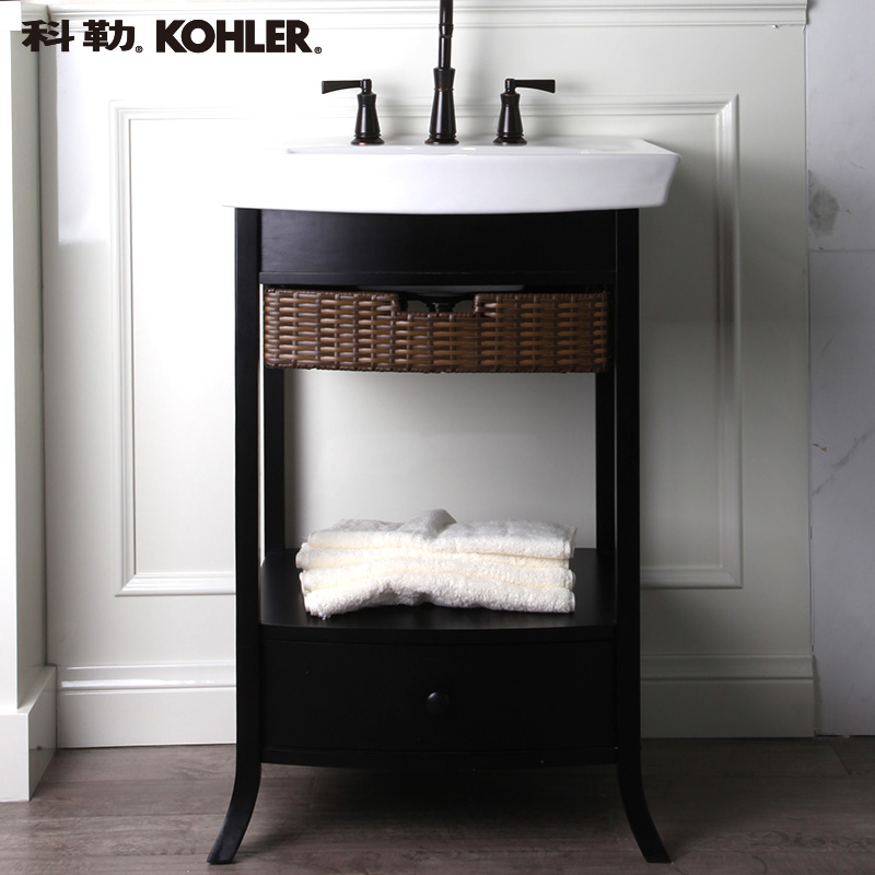 Kohler K-2449T retro American yaci bathrooms cabinet 584MM small family type floor washing table wall platoon