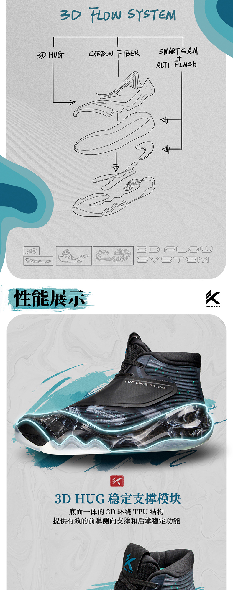 Anta Klay Thompson Kt6 - Mountain and water