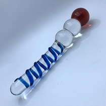 YF0484 sex anal dilator Crystal masturbation stick penis massage stick fairy glass posterior anal plug