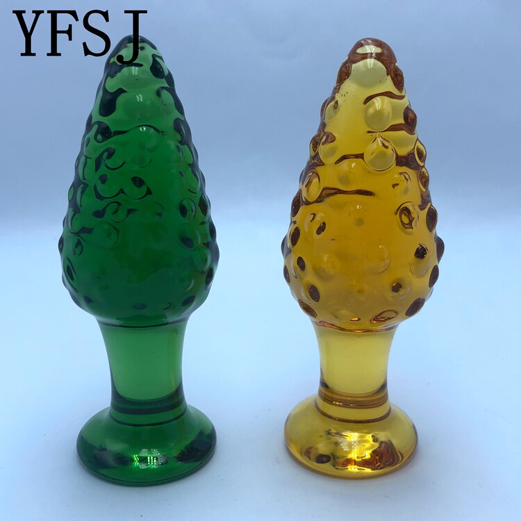 0628 Yangfan female appliance ice fire stick crystal clear glass G-spot masturbator sex tool - Taobao