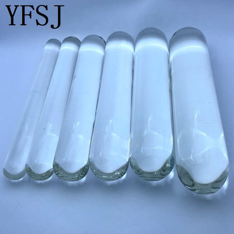 Straight rod Adult products Glass crystal penis ice and fire rod female masturbation equipment Vestibular anal plug masturbation device