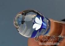 0447A Transparent Glass Crystal Yang with ice flawless woman with G point rear vestibule for masturbator erotics supplies