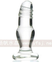 YF2401 sex anal dilator Crystal masturbation stick penis massage stick fairy glass posterior anal plug