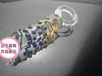 Masturbation machine simulation female Yinjia supplies large sex entity crystal penis masturbation help adult female 0743