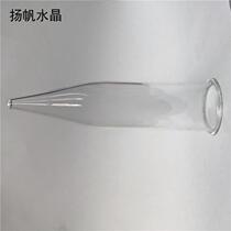 Hollow pointed flanging KX05 transparent glass crystal penis Ice Fire stick female appliance masturbator taste