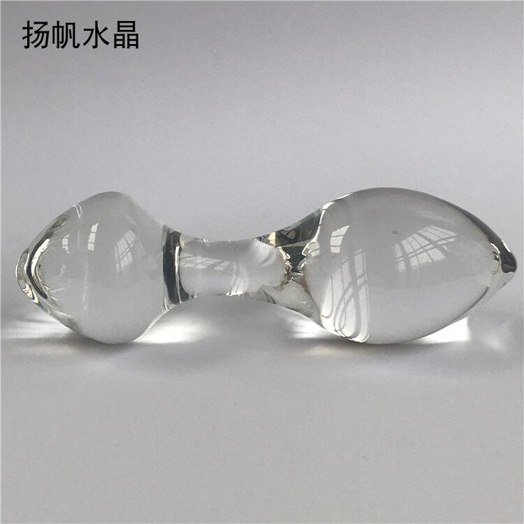 A01 small anal plug female anal masturbation device glass rod Crystal posterior court External anal opening device taste