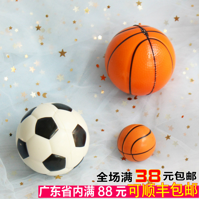 Baking birthday cake decorating men's boy scene NBA basketball football slam dunk master stereo basketball ornaments