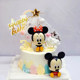 Children's baby birthday party baby one-year-old cake party decoration insert gold ball balloon Mickey Mouse ornaments