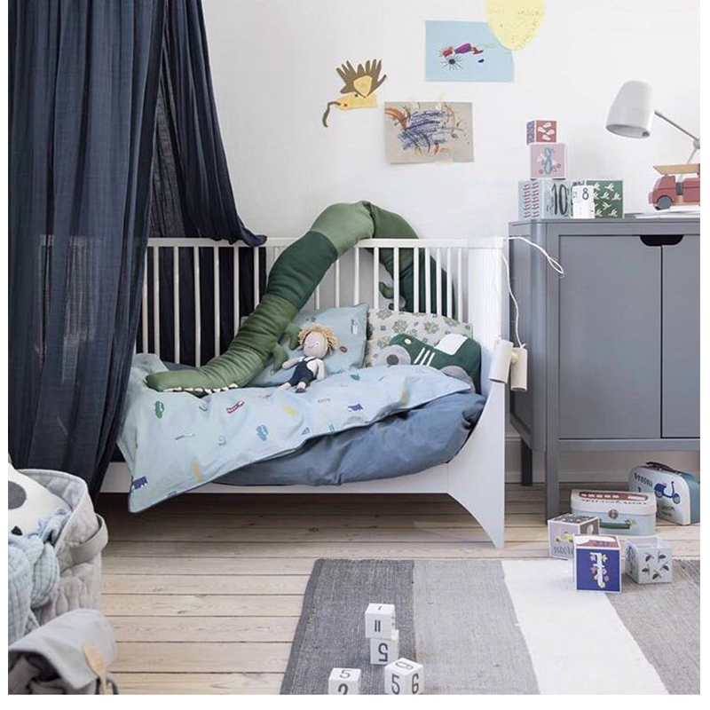 Germany Denmark Sebra Yomi baby bed splicing bed Nordic baby children's bed