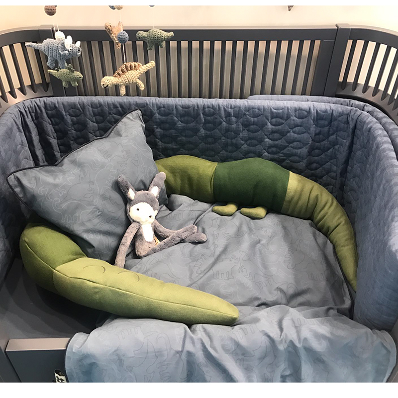German Sebra crocodile animal shape pure cotton bed biblin high-end baby cot product ins
