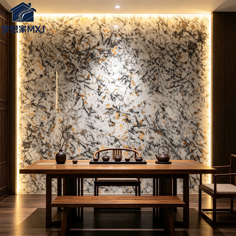 Luxury Stone Snow Mountain and Flying Fox Style Rock Slab Twilight Snow Mountain 1200×2780 Tea Room Background Wall Entrance Background Wall Luxury Stone Snow Mountain and Flying Fox Style Rock Slab Twilight Snow Mountain 1200×2780 Tea Room Background Wall Entrance Background Wall
