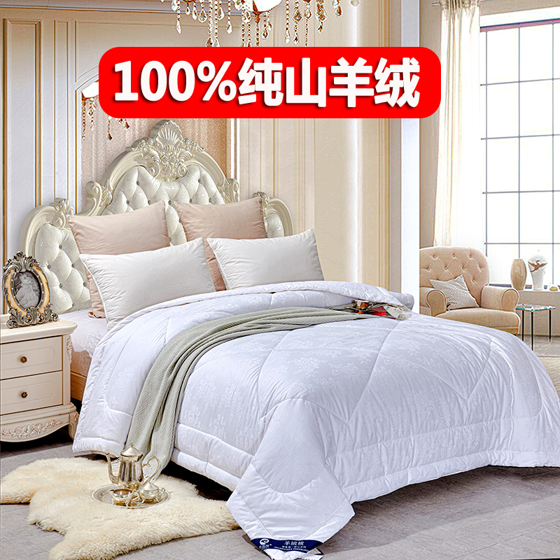 100% cashmere quilt is thickened and warm, spring, summer, autumn and winter are married, students are single and double are customized gifts