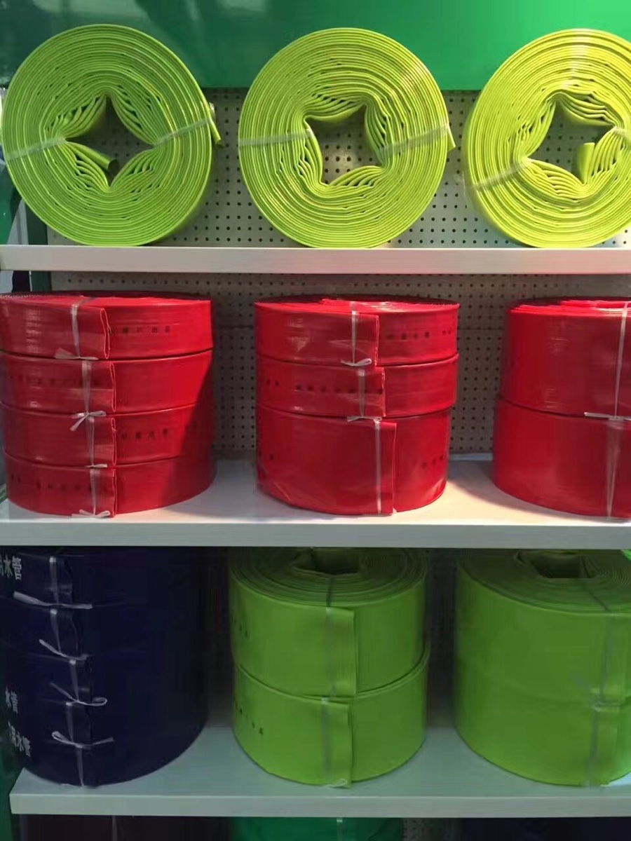 The explosion - proof water belt of canvas fields with irrigation green water belt of dive pump sewage pump is 123468 inches