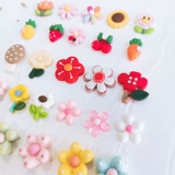 Милая заколка для волос с экстрактом подсолнечника, магнит на холодильник, в цветочек, «сделай сам»