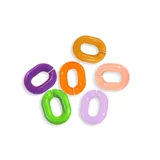 Прозрачный аксессуар, акриловый брелок, сумка, цепь, градиент