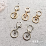 Аксессуар, аксессуары, золотой брелок для ключей с застежкой