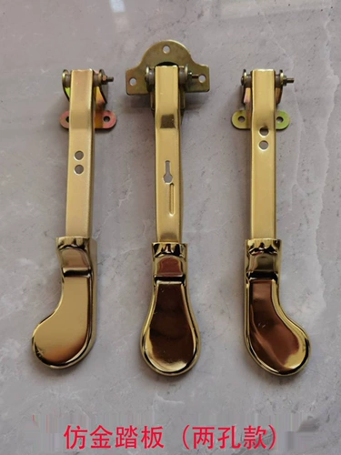Вице -фортепиано имитация золотой педали аксессуары для фортепиано, немой золотой железо на живой педали в трех верхних стержнях