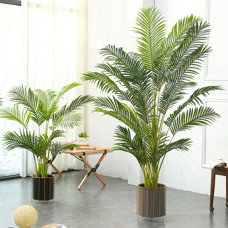 Simulation Plant Loose-tailed sunflower Nordic wind decoration Anchoe Anemone Indoor outside floor Large basin off-swing piece fake green planting view-Taobao