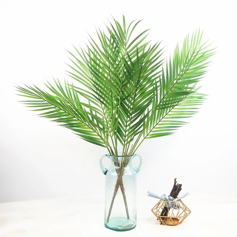 Nordic Wind Emulation Green Plant Large Floor Swing Piece Plant Palm Tree Branches Loose End Sunflower Interior Decoration Scattered Tail Leaves