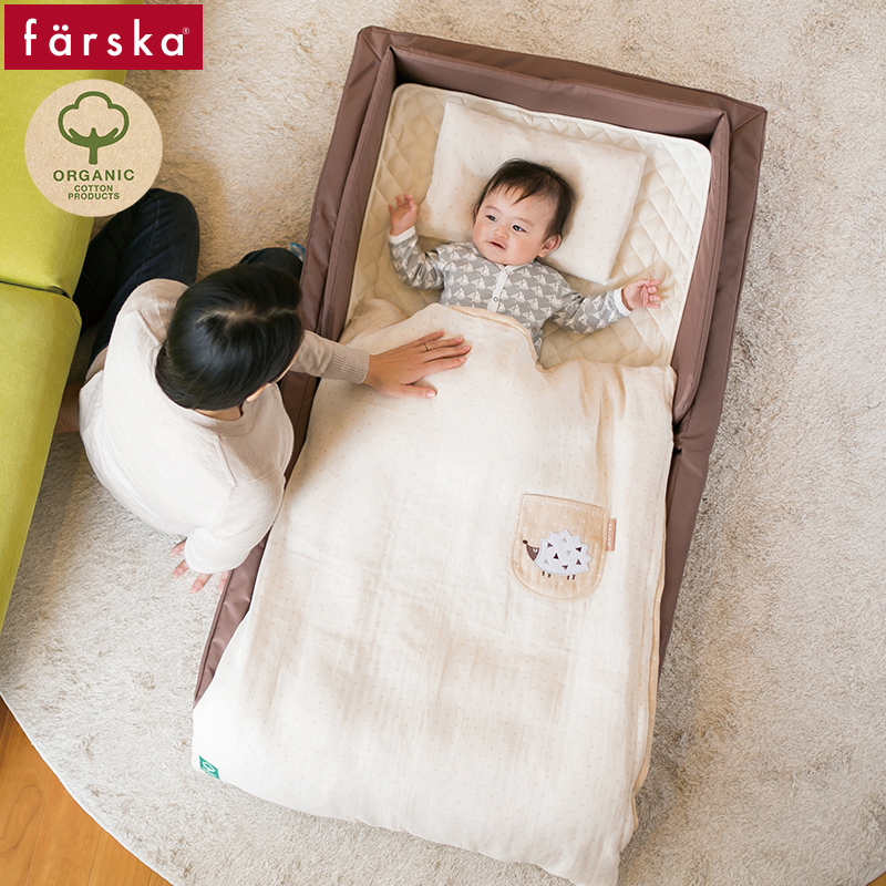 Farska Japanese Organic Cotton Baby Bed Japanese-Style Multifunctional Organic Cotton Portable Carry-On Bed Mattress Farska Japanese Organic Cotton Baby Bed Japanese-Style Multifunctional Organic Cotton Portable Carry-On Bed Mattress