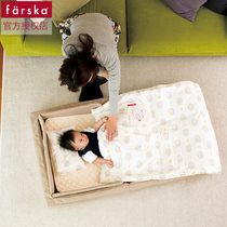 Original Japanese farska baby luggage portable baby soft bed folding bed mattress crib Queen
