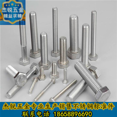 Authentic 304 stainless steel outer hexagon screw bolt M12*20-30-40-50-60-70-80-90-100