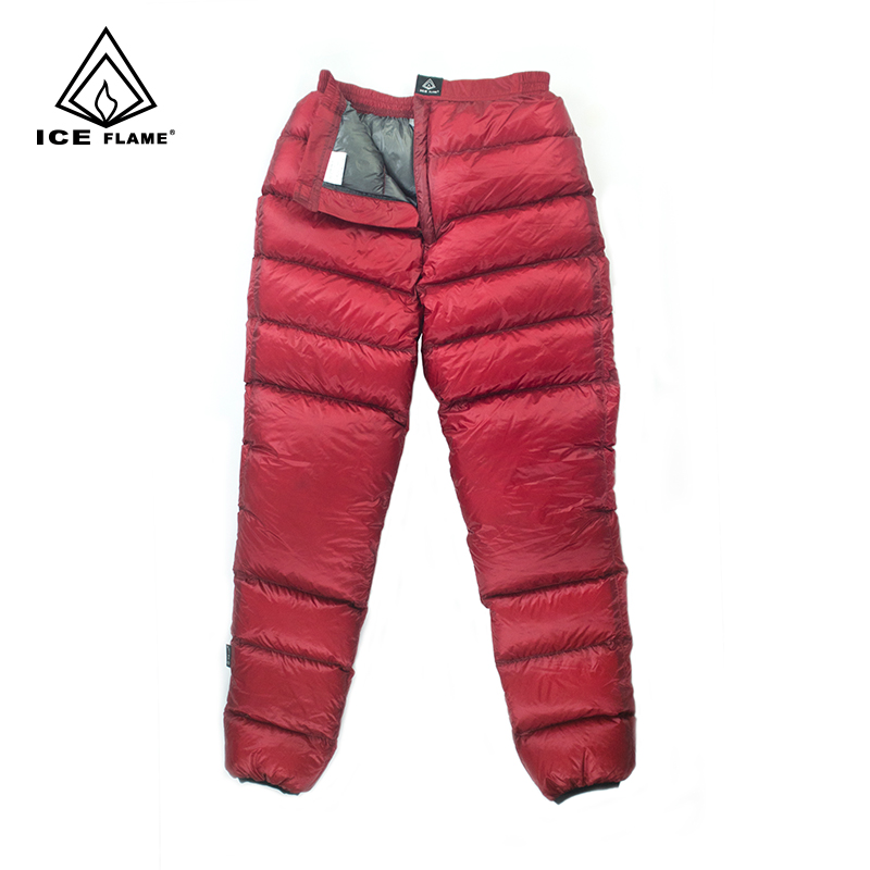 IceFlame Ice Flame Outdoor Camp Down Pants Ultra Light UL Honmei Year Warm Down Pants Knee Thickened