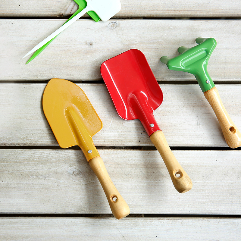 Washi Children's Garden Small Shovel Cultivation Users dig out to plant beach iron shovel pot mini tool