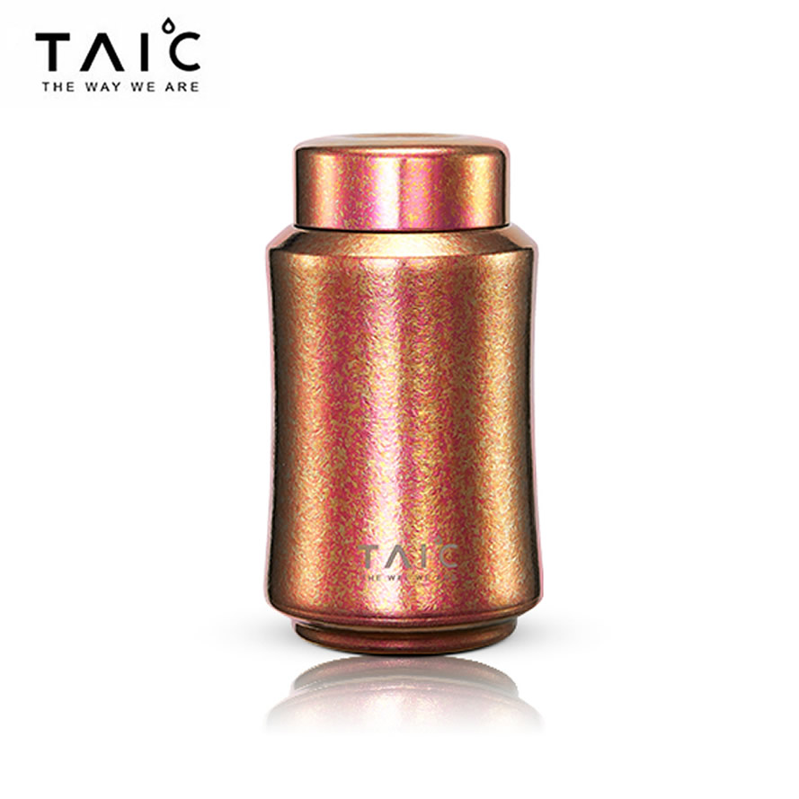 TAIC pure titanium tea can Tea can outdoor size portable portable sealed tea packaging empty gift box