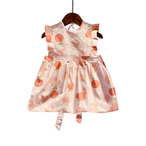 Korean Version Baby Hood Clothing Anti-Dress Child Semi-Waterproof Sleeveless Drawing Clothing Princess Apron Kindergarten Apron