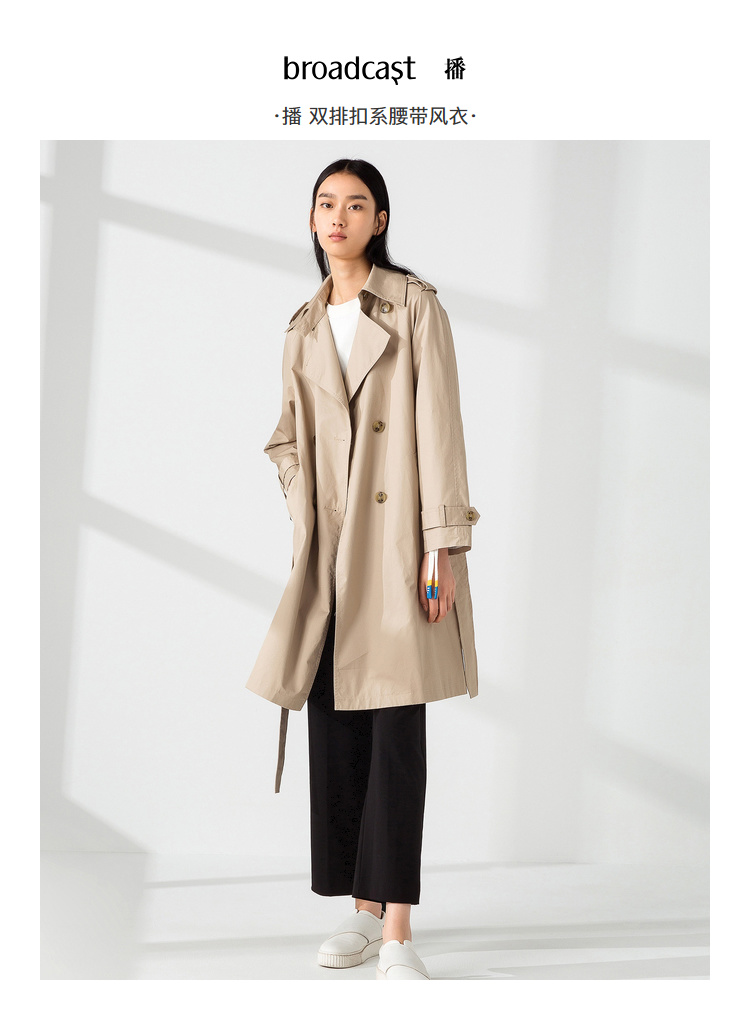 Trench pour femme BROADCAST  en Coton - Ref 3227789 Image 7