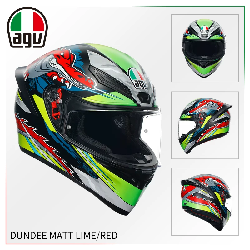 AGV Полушлем, гоночный шлем для мужчин и женщин противотуманной