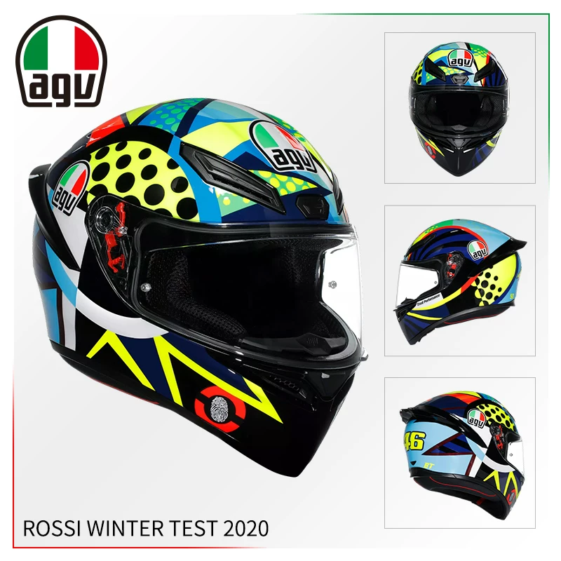 AGV Полушлем, гоночный шлем для мужчин и женщин противотуманной