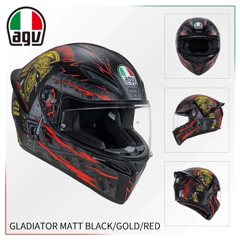 AGV Полушлем, гоночный шлем для мужчин и женщин противотуманной