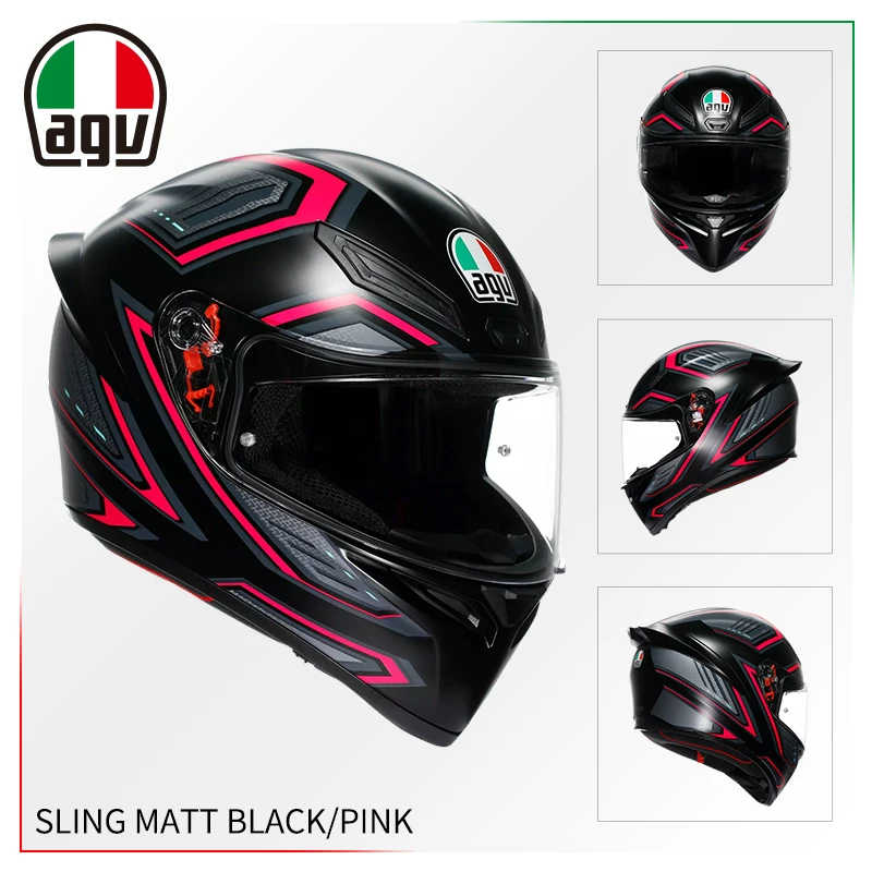 AGV Полушлем, гоночный шлем для мужчин и женщин противотуманной