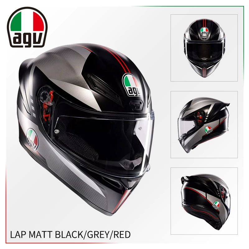 AGV Полушлем, гоночный шлем для мужчин и женщин противотуманной