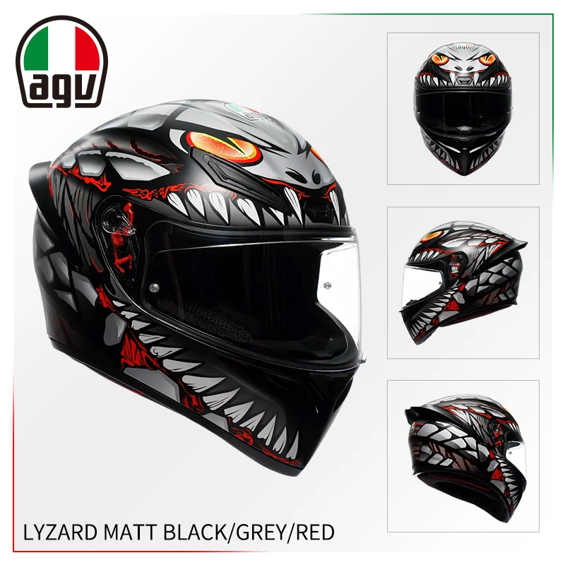 AGV Полушлем, гоночный шлем для мужчин и женщин противотуманной