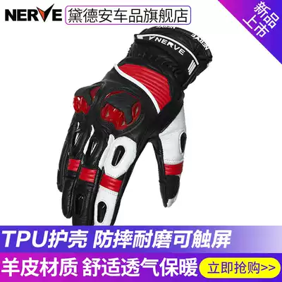 NERVE Nev Four Seasons locomotive riding gloves men and women locomotive racing off-road anti-fall breathable motorcycle summer