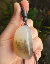 Yang Yujia Yunnan natural yellow dragon jade ice seed water grass flower with type original stone hand play bag car pendant certificate new
