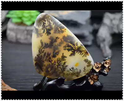 Yang Yujia Huanglong Jade natural water Grassland stone ornaments