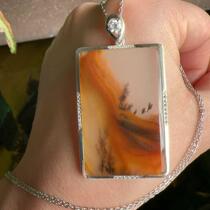 Yang Yujia Yunnan natural yellow dragon jade glass water plant flower 925 silver inlaid Ping An Wu Shi brand ancient style jewelry