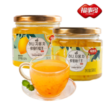 福事多蜂蜜柚子柠檬百香果茶1Kg泡水喝的饮品 冲泡水果茶冲饮罐装