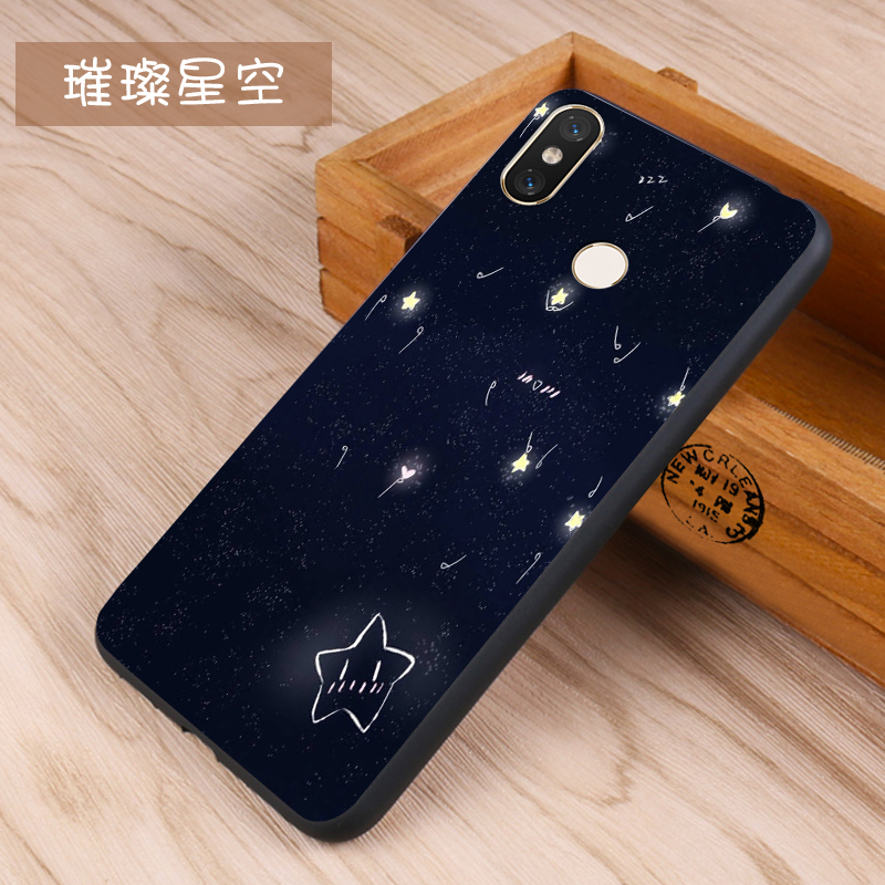 Yi Tian 8se vỏ điện thoại di động kê bộ điện thoại mờ kê 8SE thả sức đề kháng cá tính sáng tạo dòng chảy của những người đàn ông và phụ nữ silicone mềm - Phụ kiện điện thoại di động kẹp điện thoại