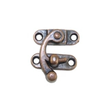 Ретро металлический антикварный замок, металлическая подарочная коробка, фиксаторы в комплекте, 29×33мм